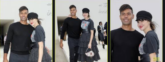 Ben Volavola and His Girlfriend Shailene Woodley, together having fun and attending an event as a love bird.